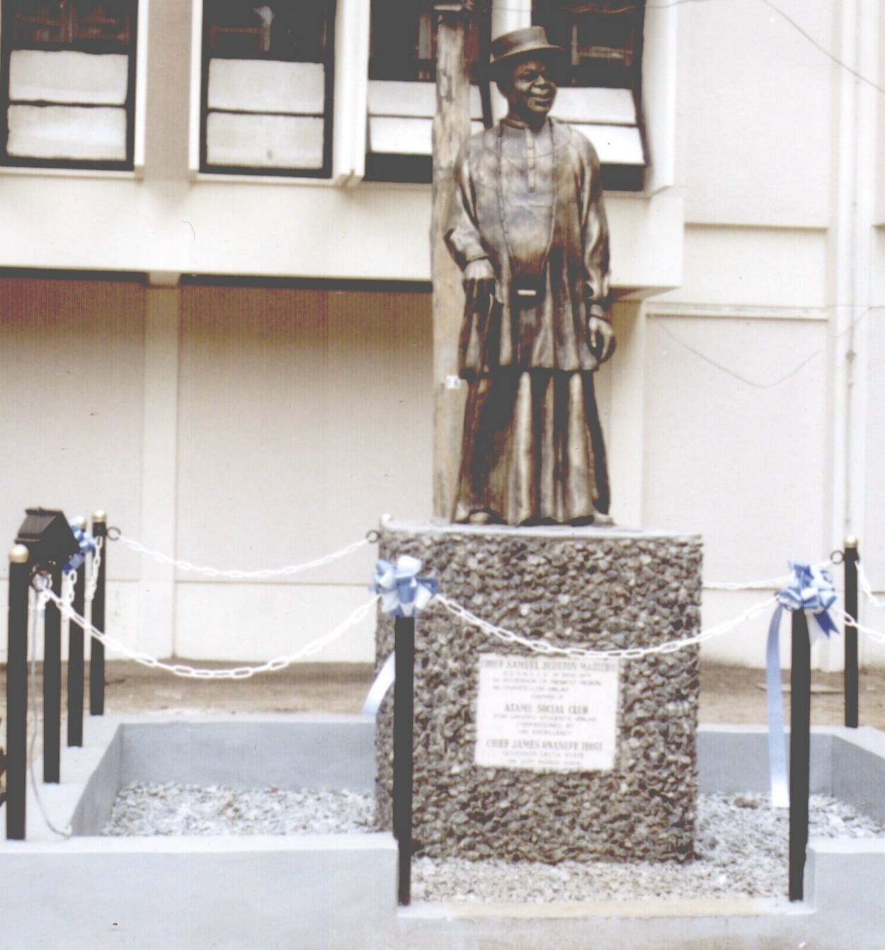 Statue of Chief Jereton Mariere, First Chancellor of University of Lagos, Donated by Atamu Social Club